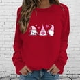 thumbnail image 2 of Pompotops Chemises d'Été pour Femmes à Col Rond à Manches Longues, 2 of 4