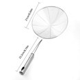 thumbnail image 2 of Coofit Stainless Steel Spider Strainer Practical Kitchen Long Handle Wire Skimmer Spoon, 2 of 10