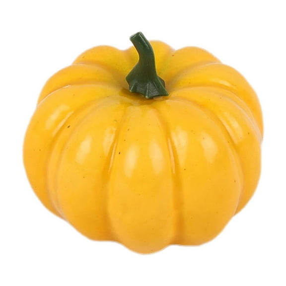 Faux Pumpkin Decor, 3" Realistic Plastic Pumpkin for Fall, Halloween Harvest & Thanksgiving Decor, Decorative Pumpkins for Indoor & Outdoor Display