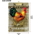 thumbnail image 3 of FMSHPON Rooster Vintage Clipboard Hardboard Wood Nursing Clip Board and Pull for Standard A4 Letter 13x9 inches, 3 of 8