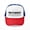 Red/Blue/White, variant on - Retired Under New Management - Adjustable Unisex Printed Trucker Hat with Mesh Back
