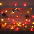 thumbnail image 4 of DC24V 10m 100LED Cadena de luz de gota de agua Cadenas de lámpara impermeables para Navidad coloridas, 4 of 8