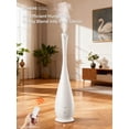 thumbnail image 7 of FOHERE 5L Ultrasonic Cool Mist Tower Humidifier, Smart Humidity Sensor with Remote, 48H Runtime Quiet Baby Bedroom Humidifier, Essential Oil Diffuser for Large Room Home Office, 3 Mist Speed, White, 7 of 7