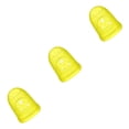 thumbnail image 2 of Seitruly Silicona Guitarra Fingertip Finger Guards Antideslizante Ukulele Fingerstall Transparente Protección Selecciones Instrumentos musicales Amarillo Type1 NO1, 2 of 6