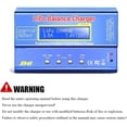 thumbnail image 4 of B6 Battery Charger 80W Mini Lipo Balance Charger/Discharger with Power Supply for LiPo/Li-ion/Life Battery(1-6s) NiMH/NiCd (1-15s) RC Car Charger XT60/JST/T Connectors, 4 of 6