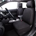 thumbnail image 2 of Fundas de asiento de coche Flying Banner de poliéster, parte delantera y trasera, negras, 2 of 8