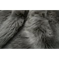 thumbnail image 3 of eCarpetGallery Sheepskin Rug for Bedroom, Fluffy Rug for Living Room, Supersoft, Bedside, Floor Mat, Sofa Seat Cover, 2' x 3', Grey, 3 of 4