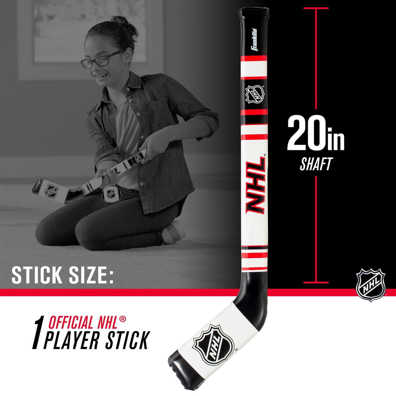 NHL Kids Mini Soft Hockey Stick Set, NHL Stick Set