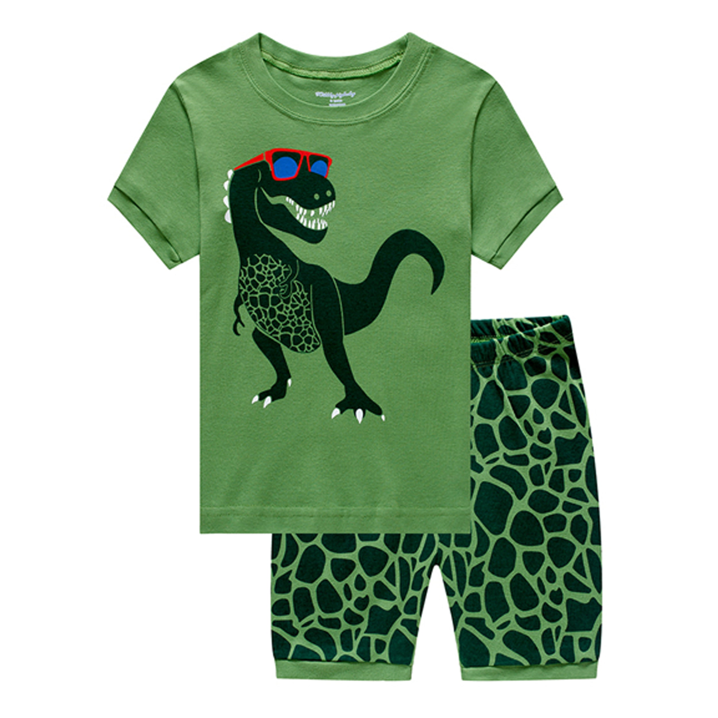 Toddler Boys Pajamas 100 Cotton Summer Pjs For Boy Dinosaur Sleepwear
