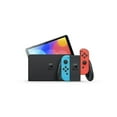 thumbnail image 2 of Nintendo Switch (Modèle OLED) Console – Rouge Néon/bleu – Boîte Ouverte / Remis à Neuf (Excellent État), 2 of 6