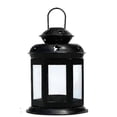 thumbnail image 1 of Christmas Wrought Iron Candle Decoration Wind Lantern Decoration Home Scene Dress Up Black 26s, 1 of 1