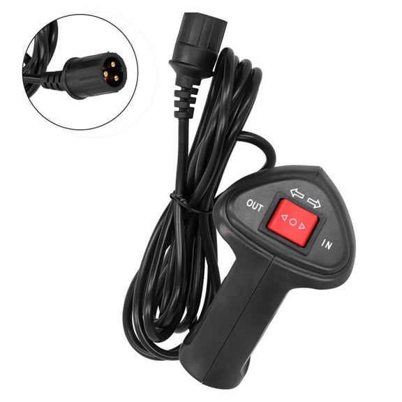 Winch Controller Electric Winch Remote Controller With 9.2 Ft Cable For Off-Road