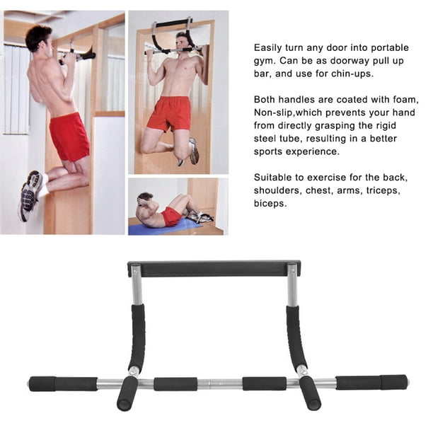 Barra horizontal barra de dominadas para equipos de fitness parte superior del cuerpo de tamano ejercicio interior triceps de ejercicio para cualquier