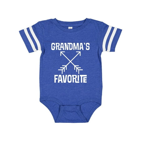 

Inktastic Grandmas Favorite Grandson Gift Gift Baby Boy or Baby Girl Bodysuit