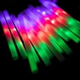 thumbnail image 6 of Efavormart 20 Pack Multicolor LED Foam Glow Sticks With 3 Flashing Modes, Reusable Battery Operated Light Sticks - 19", 6 of 11