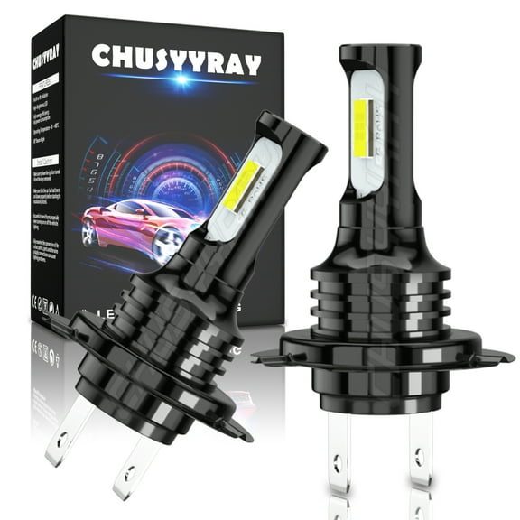 2x H7 LED Headlight Bulb Kit High Low Beam 110W 8000LM Super Bright 6000K White