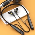 thumbnail image 1 of Auriculares inalámbricos deportivos magnéticos Txmfgh Bluetooth 5.3 con baja latencia, sonido HD y batería de larga duración para correr y usar en la oficina., 1 of 8