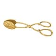 thumbnail image 1 of Pinzas Con Forma De Hoja En Relieve Creative Co-Op, 7-3/4 Pulgadas De Largo, Color Dorado, 1 of 5
