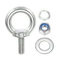 thumbnail image 5 of Uxcell M8 x 20mm Lifting Shoulder Eye Bolt 304 Stainless Steel Lifting Ring Threaded Eyebolt with Nuts and Washers 4Pcs, 5 of 5