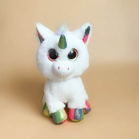 Cute Sparkling Unicorn Plush Toy (White)