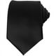 thumbnail image 1 of Corbata de hombre de 8 cm, delgada, lisa, negra, para fiesta y boda, 1 of 3