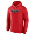 thumbnail image 2 of Men's Fanatics  Red New Orleans Pelicans Primary Logo Pullover Hoodie, 2 of 3