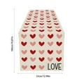 thumbnail image 3 of Table Runner Colorful Table Flag Valentine'S Day Restaurant Living Room Tabletop Decoration Wedding Anniversary Ambience Decoration Tablecloths Holiday Table Runners, 3 of 6