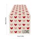 thumbnail image 3 of CaiYueKe Valentine's Day Table Runner Heart Themed Dining Table Decor for Wedding Anniversary Party Decoration Romantic Dinner Tablecloth Home Living Room Kitchen Decorations, 3 of 7