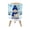 Color 3, variant on Small Trash Can with Lid Blue Jay Bird Perched Branch Blooming Blue Flowers Green 1.8 Gallon Dog Proof Trash Can Round Garbage Can Waste Bin Wastebasket for Bathroom Bedroom Living Room