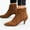 Brown, variant on Babysbule Women's Boot Fashion Women Shoes Leopard Snake Print Ankle Boots Fine Heels Mid Heel Pointed Side Zip
