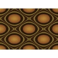 thumbnail image 1 of Ahgly Company Indoor Rectangle Patterned Black Bean Brown Area Rugs, 7' x 10', 1 of 1