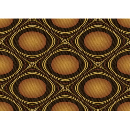 

Ahgly Company Indoor Rectangle Patterned Black Bean Brown Area Rugs 2 x 4