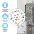 thumbnail image 5 of REGALWOVEN 90 PCS Butterfly Wall Decals for Wall-3D Butterflies Removable Mural Decals Home Decoration for Nursery Bedroom Red Yellow 3.1" x 2.6", 5 of 7