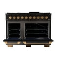 thumbnail image 5 of Gemstone Professional 48-in Propane Gas Range in Titanium Stainless Steel, 5 of 17