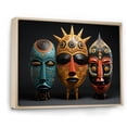 thumbnail image 2 of Designart "African Shifting Towards" African Floater Framed Wall Decor, 2 of 7