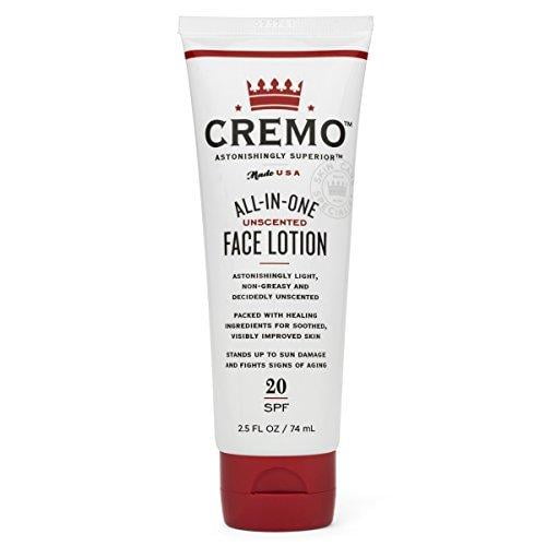 cremo men's face moisturizer