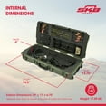 thumbnail image 3 of SKB Cases 3614 Hard Plastic Exterior Parallel Limb Bow Crossbow Case, Green, 3 of 10
