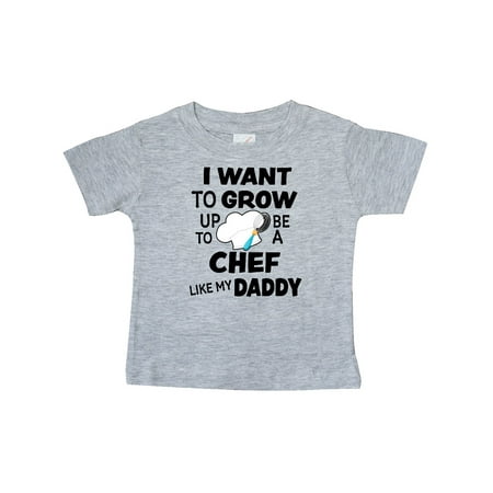

Inktastic I Want To Grow up To Be a Chef Like My Daddy Gift Baby Boy or Baby Girl T-Shirt