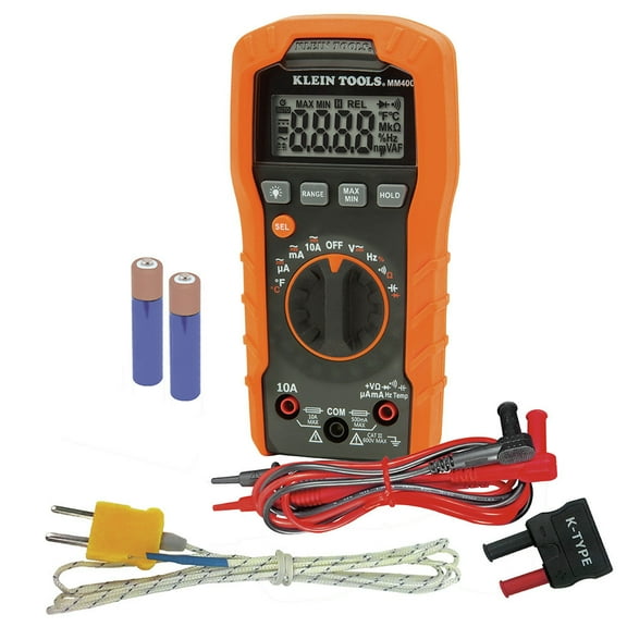 Klein Tools MM400 600V Auto-Ranging Digital Multimeter