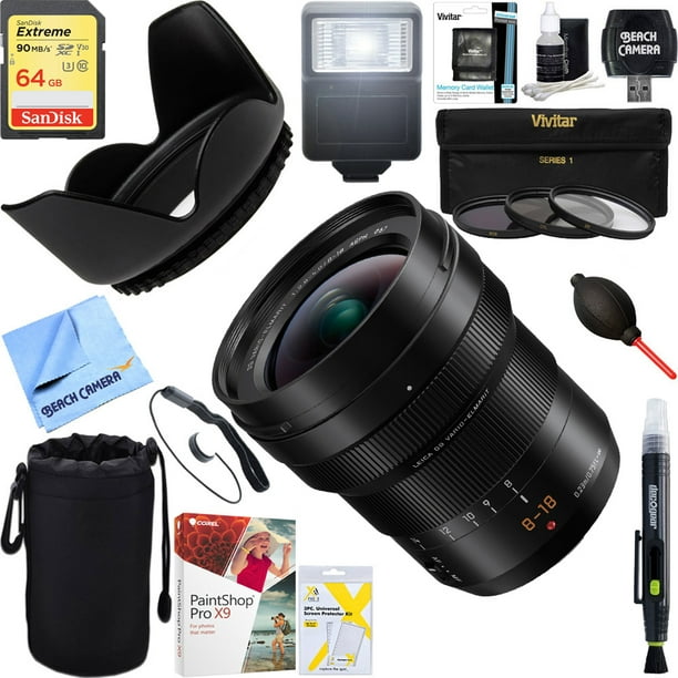 Panasonic LUMIX G LEICA DG VARIO-ELMARIT MIRRORLESS LENS, 8-18MM, F2.8
