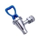 thumbnail image 2 of Grifo dispensador de bebidas de latón de 1/2 pulgada para bebidas calientes, jugos y bebidas frías. azul, 2 of 9