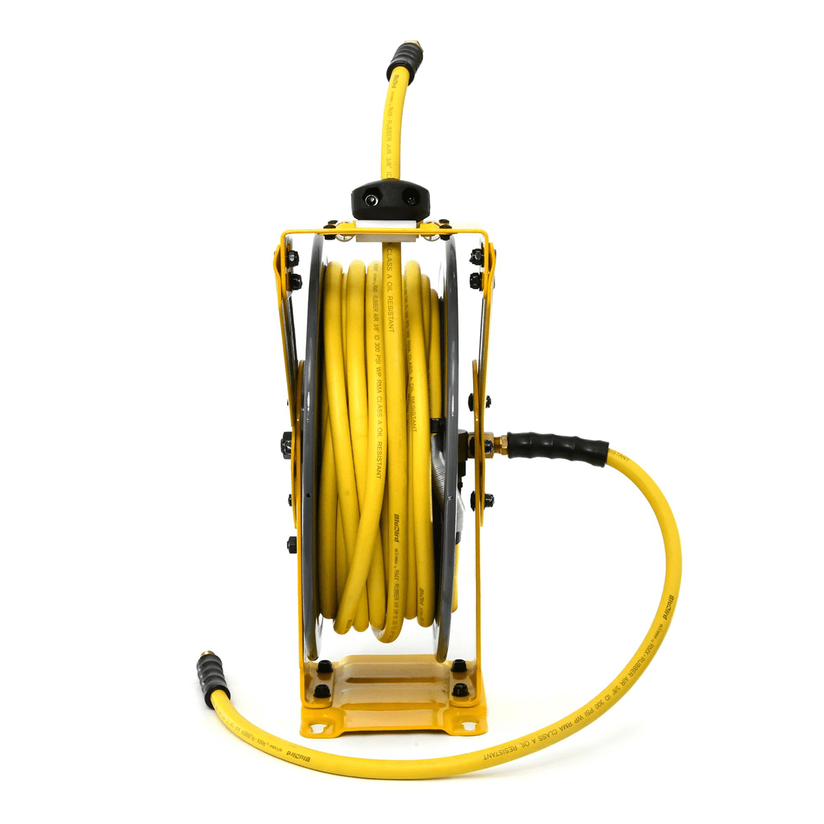 BluBird OilShield Heavy - Duty Air Hose Reel All - In - One 3/8 x 100