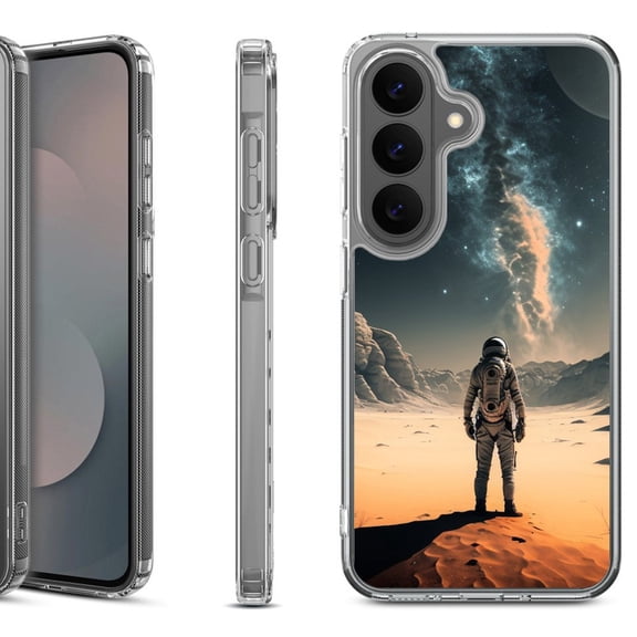 Shockproof Phone Case for Samsung Galaxy A37 5G, by OneToughShield - Astronaut Milkyway