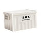 thumbnail image 2 of Caja multiusos con asas, caja de almacenamiento con tapa, organizador de baúl multifuncional grande con tapa, contenedor para guardar zapatos, 2 of 9
