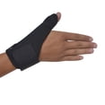 thumbnail image 5 of PRAETER Wrist Thumb Support, Medical Sports Wrist Thumb Hands Spica Splint Support Brace Stabilizer Arthritis Breathable Adjustable Wrist Thumb Pain Relief Support, Black, 5 of 6