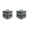 thumbnail image 4 of mmirethe Nail Polish Safe And Hygienic With Convenient Carrying Case Bag Durable Polyester Easy gray 2Set, 4 of 6
