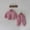 Hot Pink, variant on TAIAOJING Baby Girl Fall Clothes Boys Girls Clothes Hoodies Zipper Sweatshirt Trouser Casual 2Pcs Kids Clothes 12-18 Months