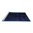 thumbnail image 2 of Ahgly Company Machine Washable Indoor Rectangle Abstract Blue Modern Area Rugs, 4' x 6', 2 of 4