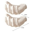 thumbnail image 3 of 2Pcs Hook Hand Shape Hook Wall Mount Soap Holder Storage Hanging Hook for Bathroom, 3 of 6