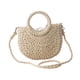 thumbnail image 4 of Bolso Tejido Fernando Bolsa de Compras de Cuerda de Papel para Verano Camping Playa Viajes Mujeres Beige, 4 of 8